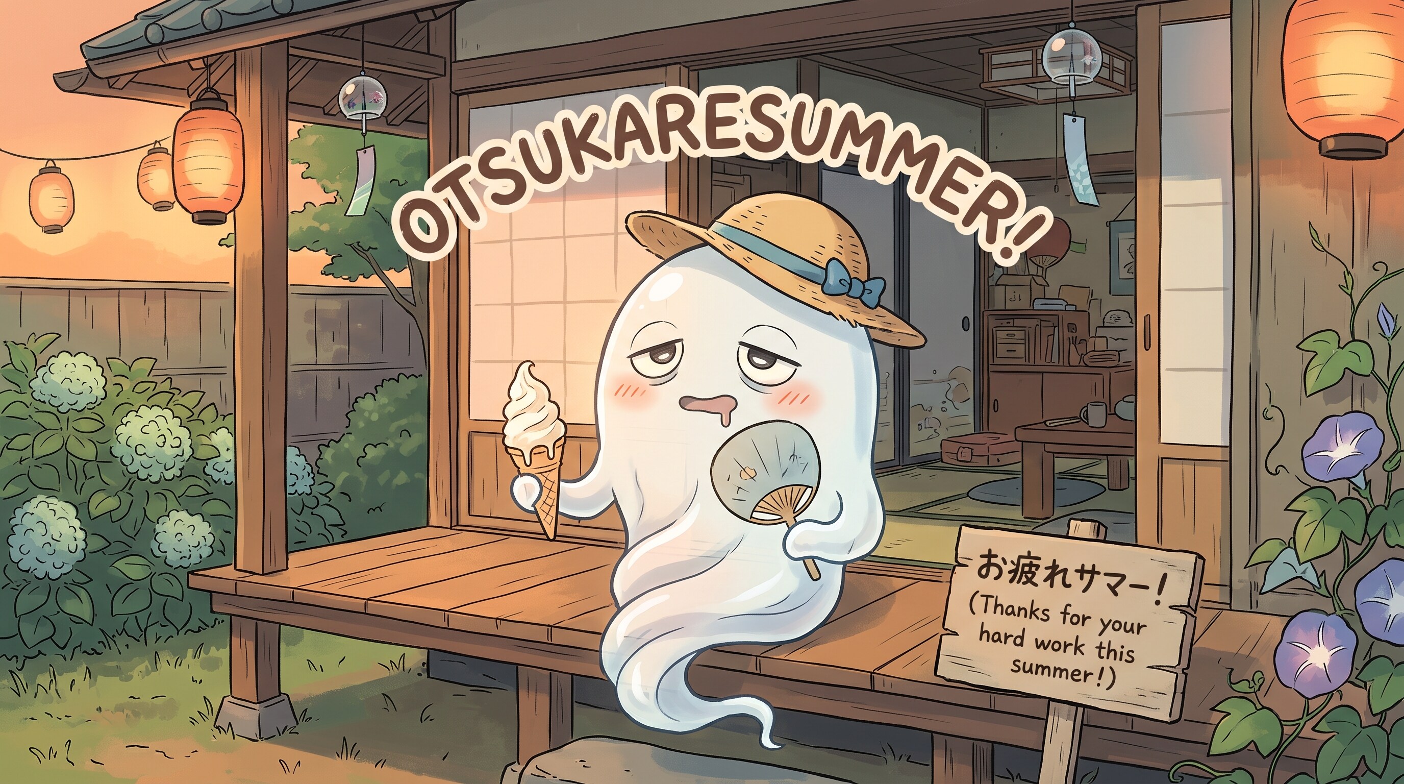 お疲れサマーお化けさん