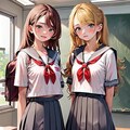 仲良し女子高生 4枚目