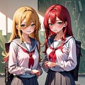 仲良し女子高生 5枚目