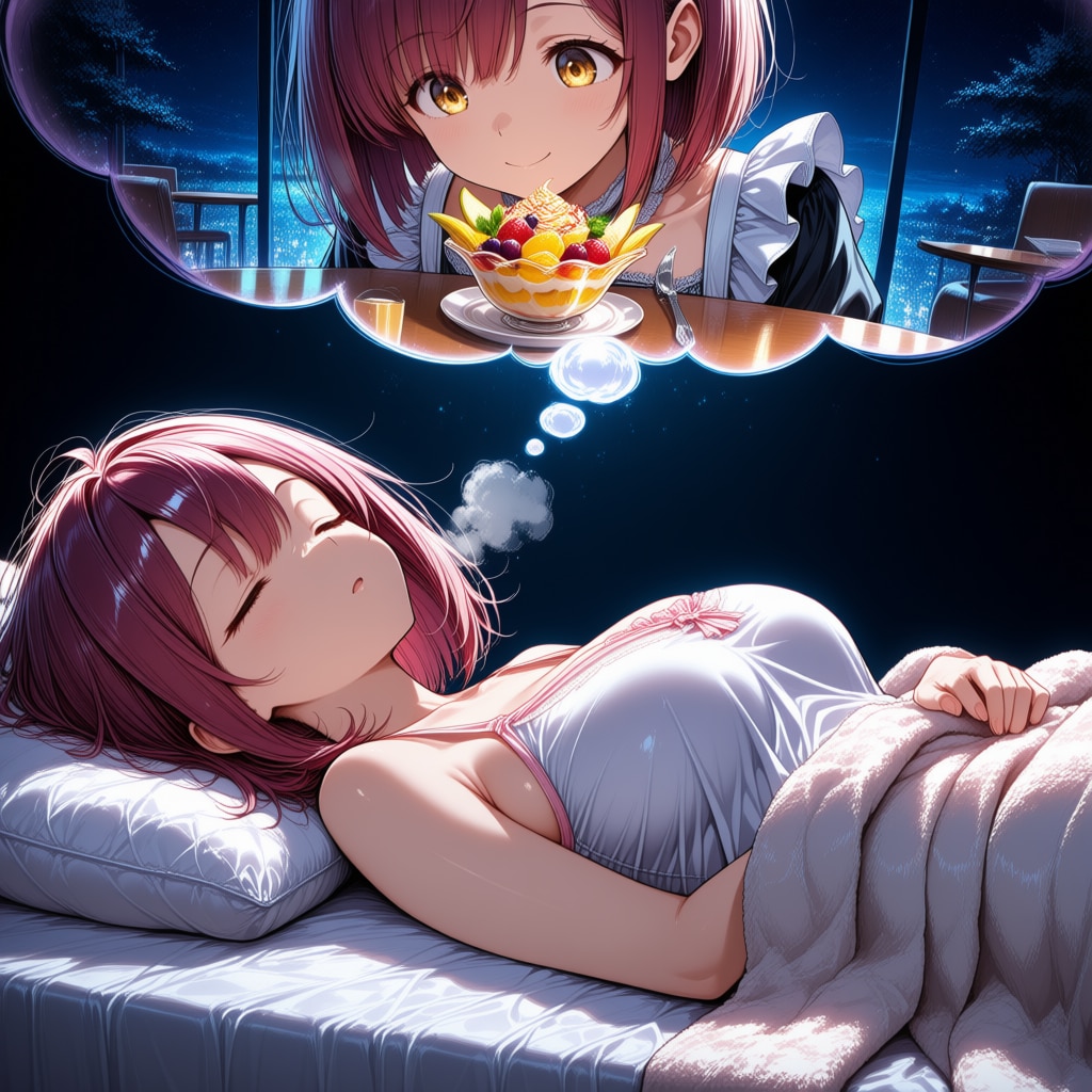 おやすみなさい（挨拶メイドの芽衣ちゃん）