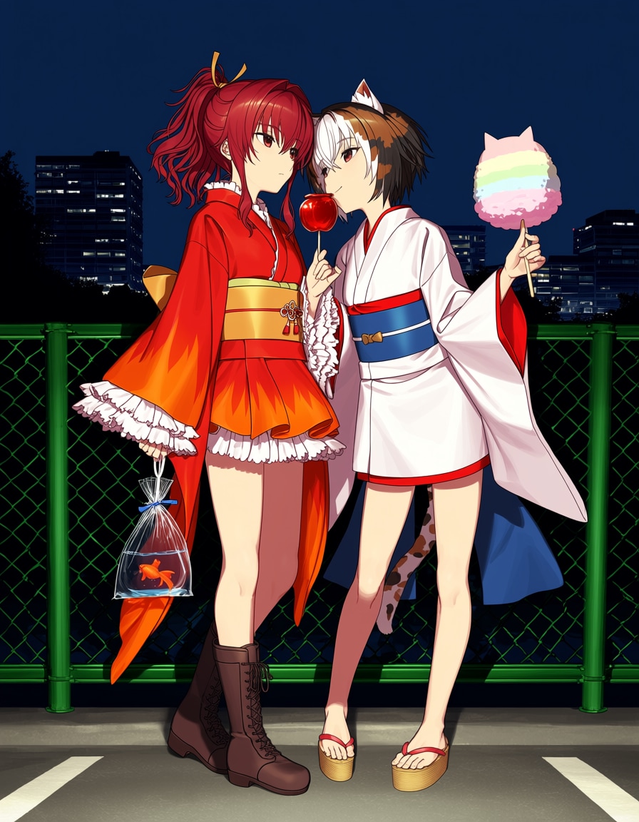 地元の夏祭り | の人気AIイラスト・グラビア