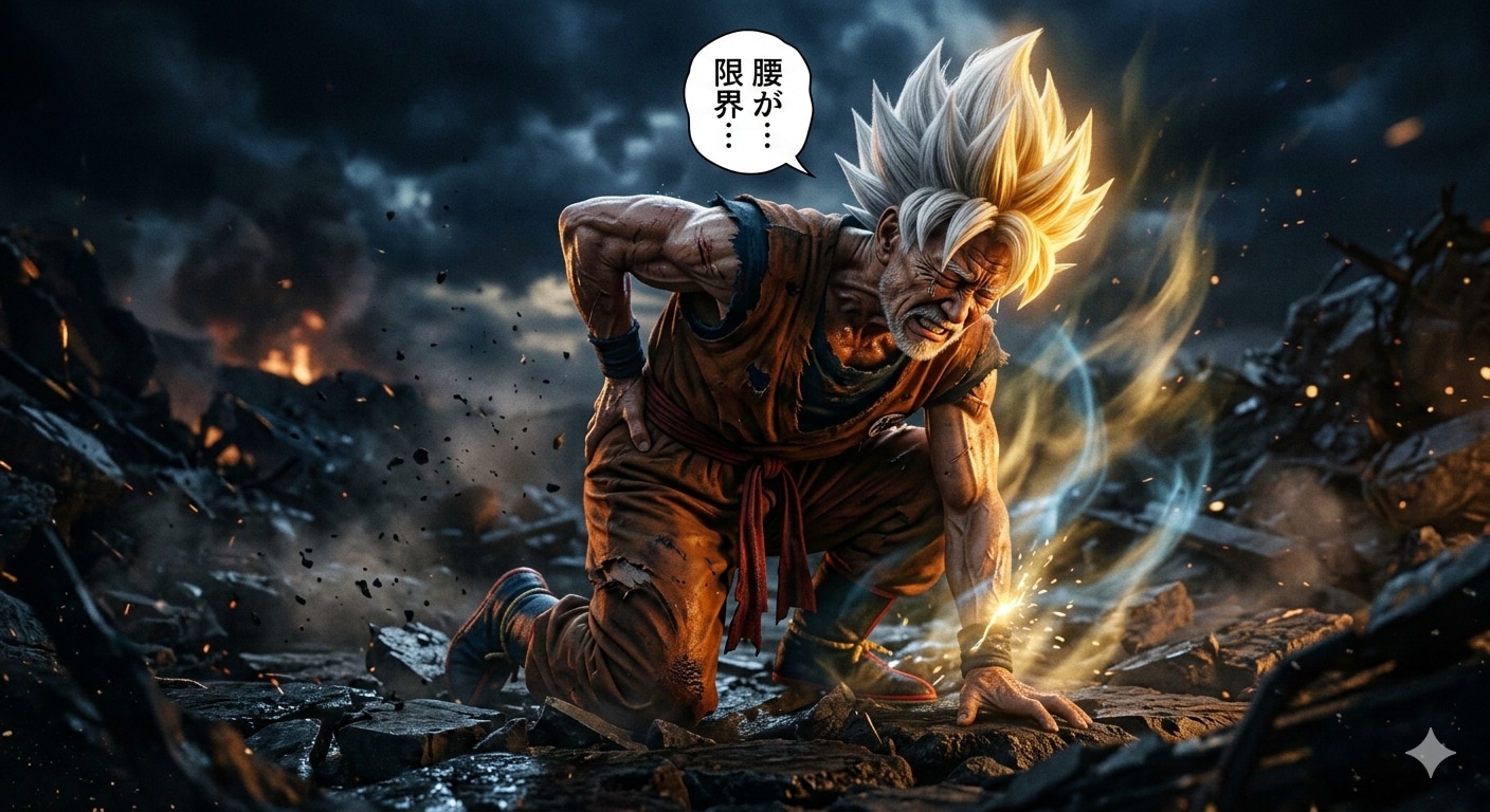 おじいちゃんの腰は限界 | の人気AIイラスト・グラビア