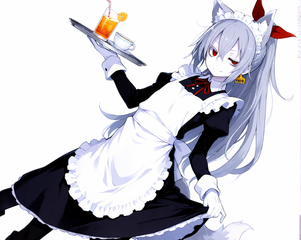 給仕院狼乃群子さん -Flat chest is a status-