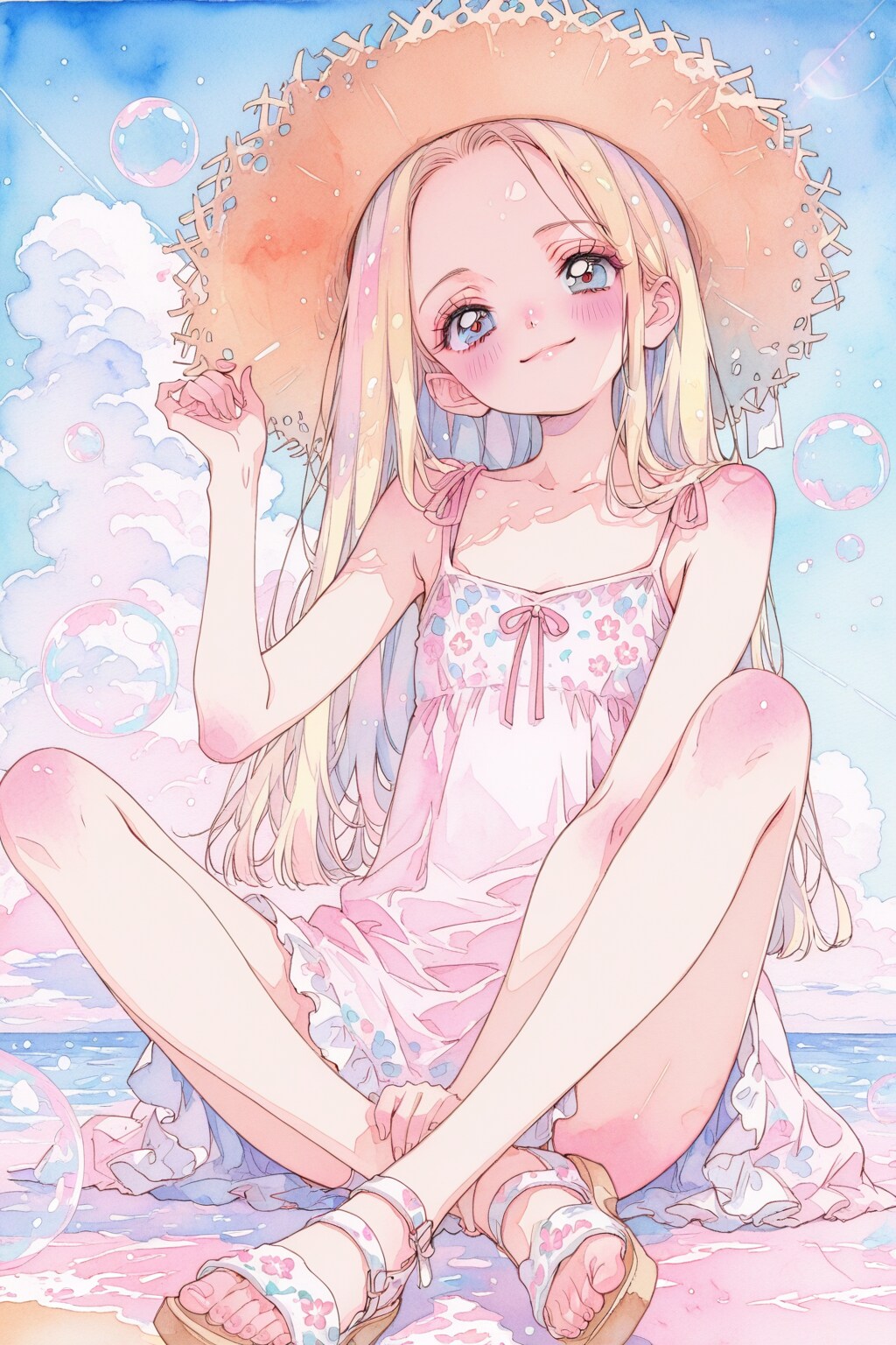 海辺のレイラちゃん