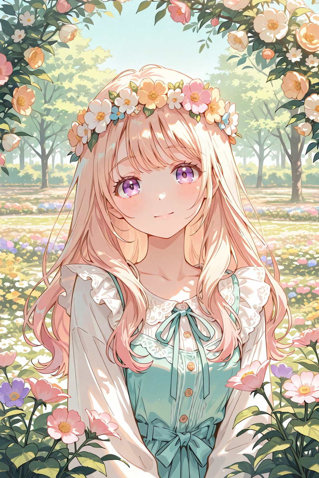 春の花冠 | の人気AIイラスト・グラビア