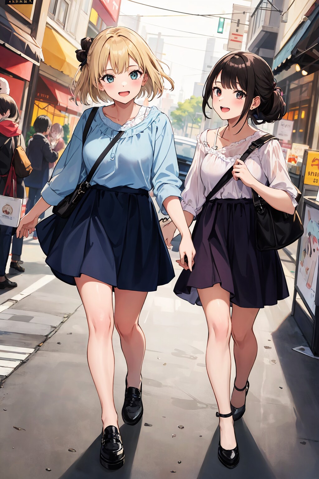 街中でパイスラ女子を探す！