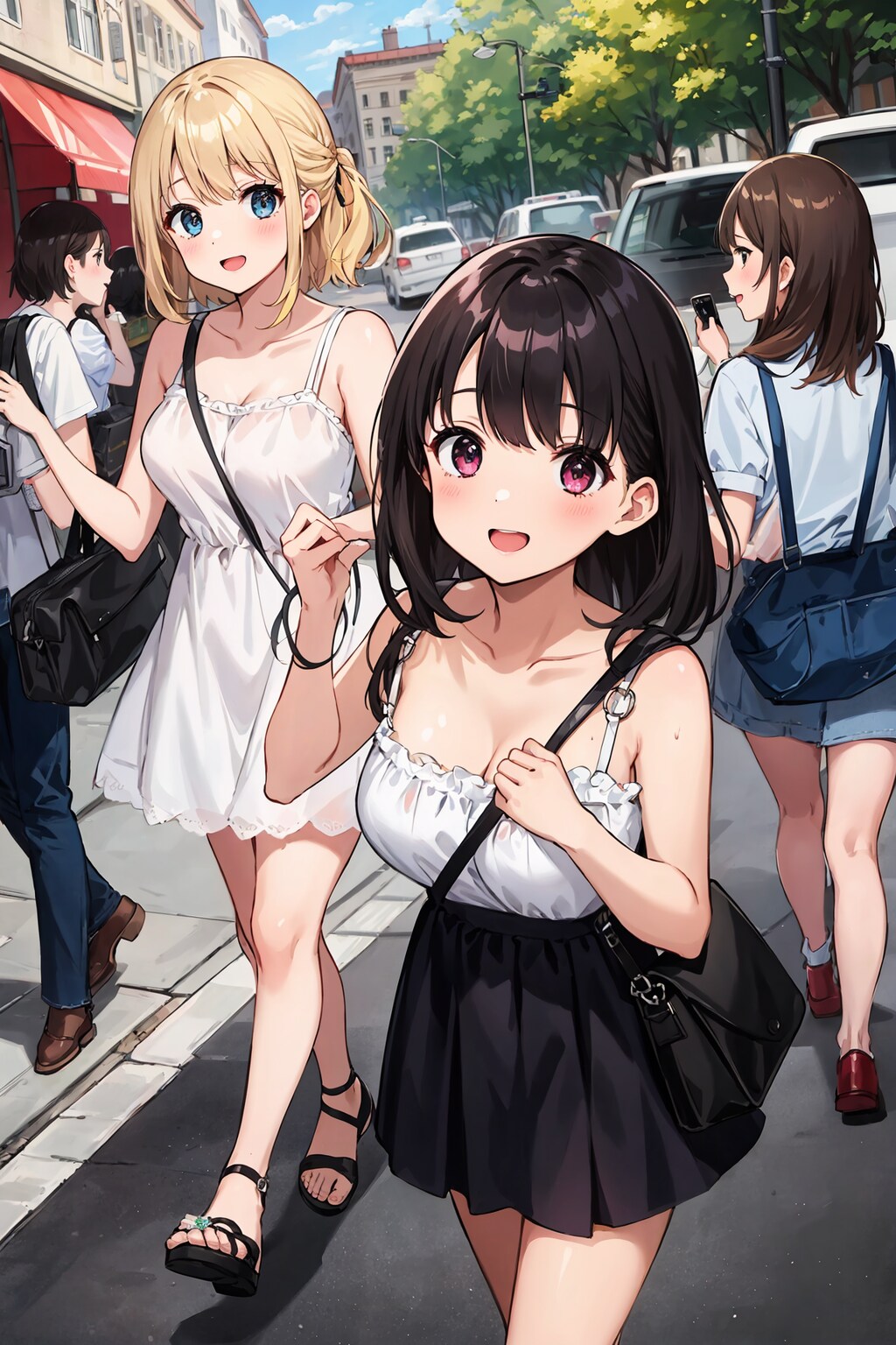 街中でパイスラ女子を探す！