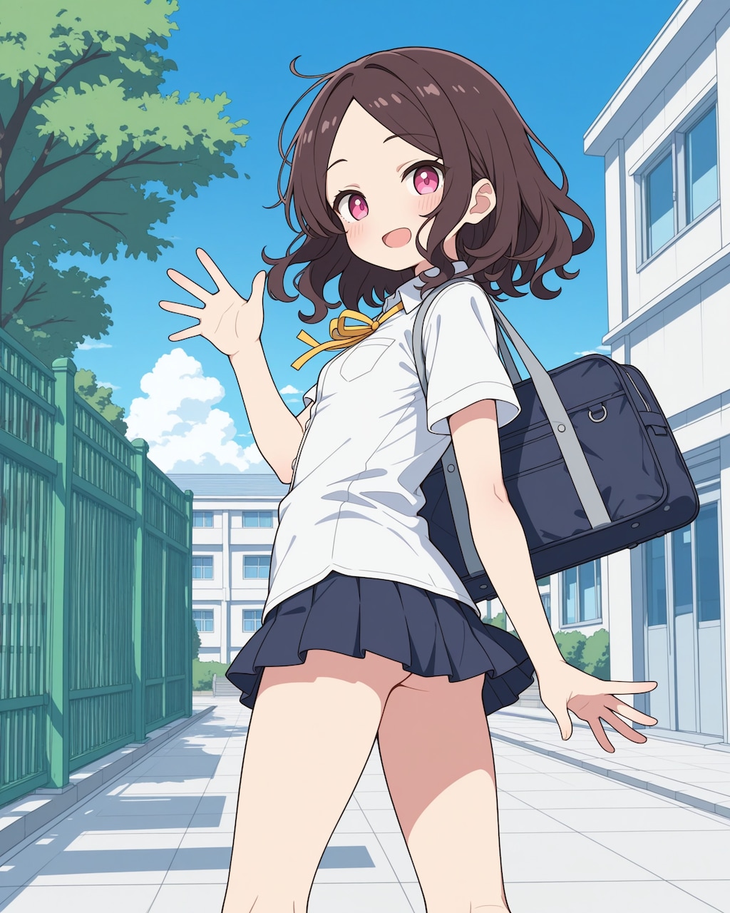 妹のスカートが短い　夏服編