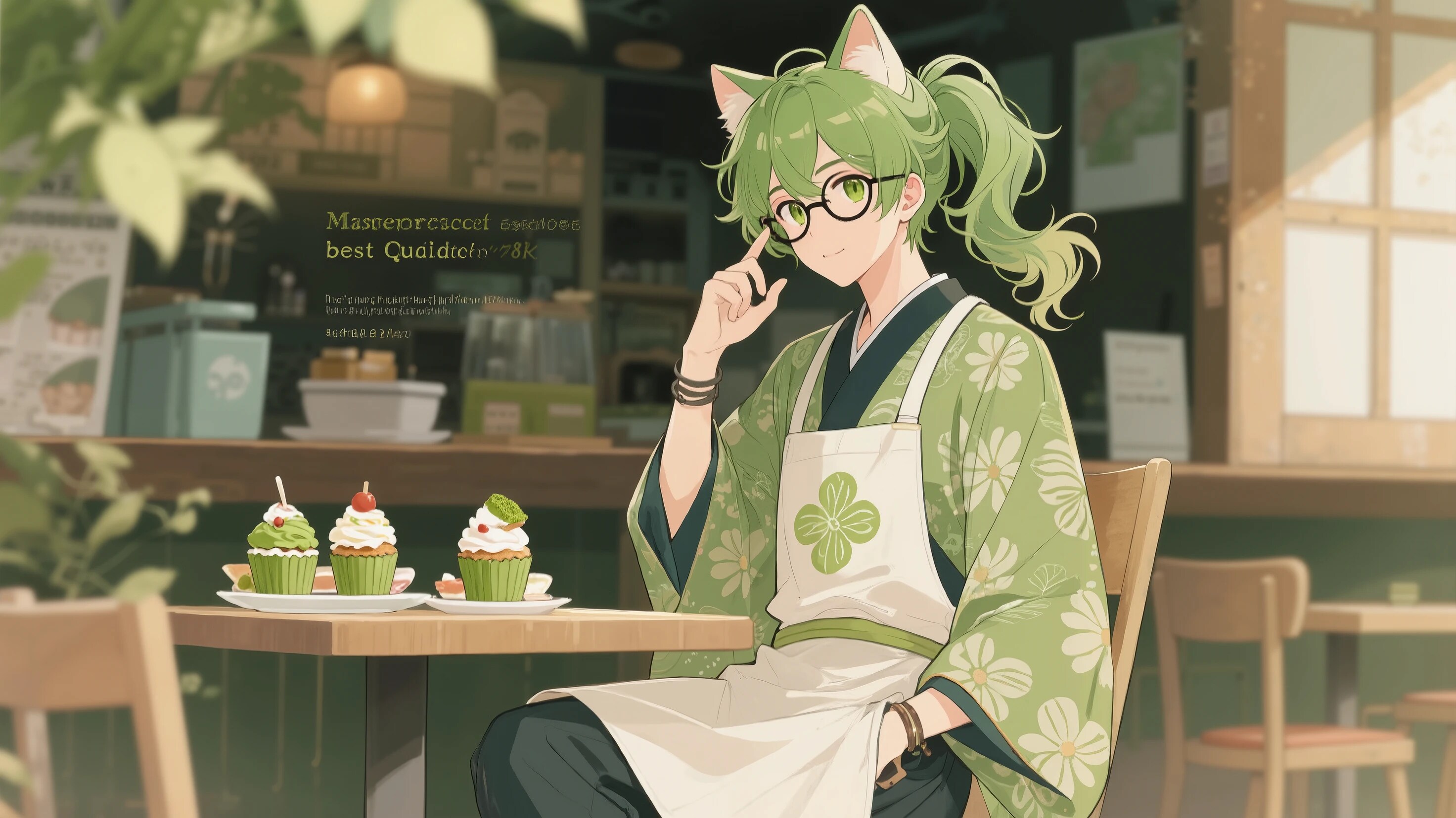 抹茶ケーキ