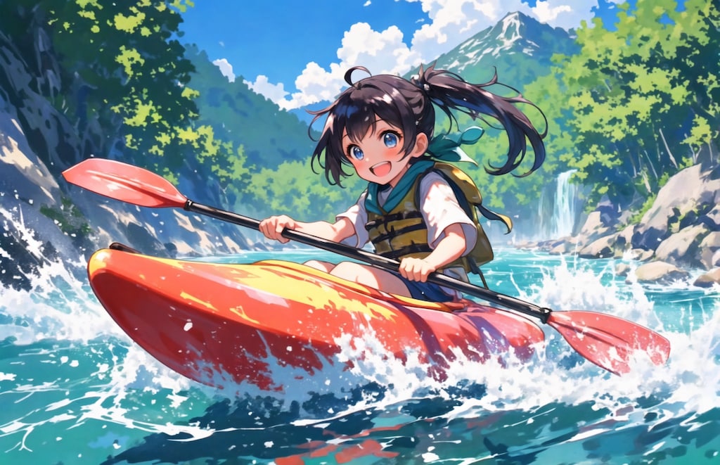 激流を攻める