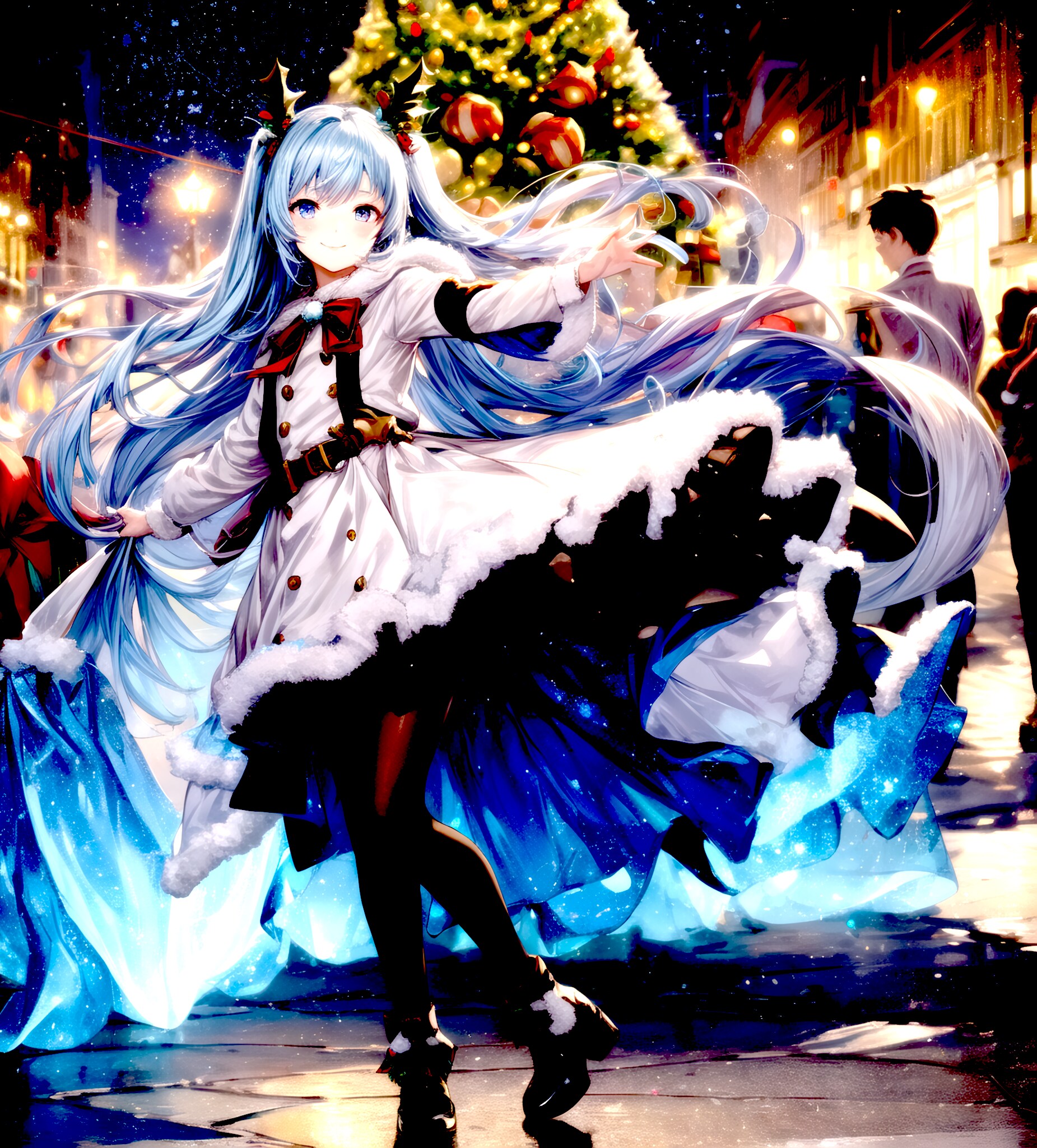 クリスマスを祝う少女2 | の人気AIイラスト・グラビア