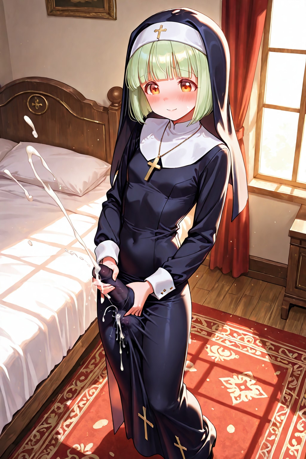 Tori becomes a futanari