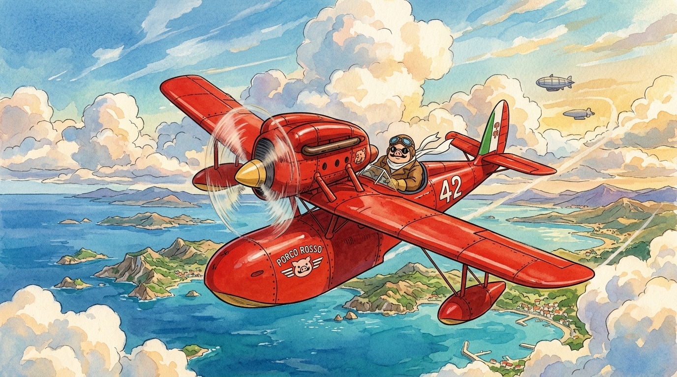 ポルコ・ロッソ | の人気AIイラスト・グラビア