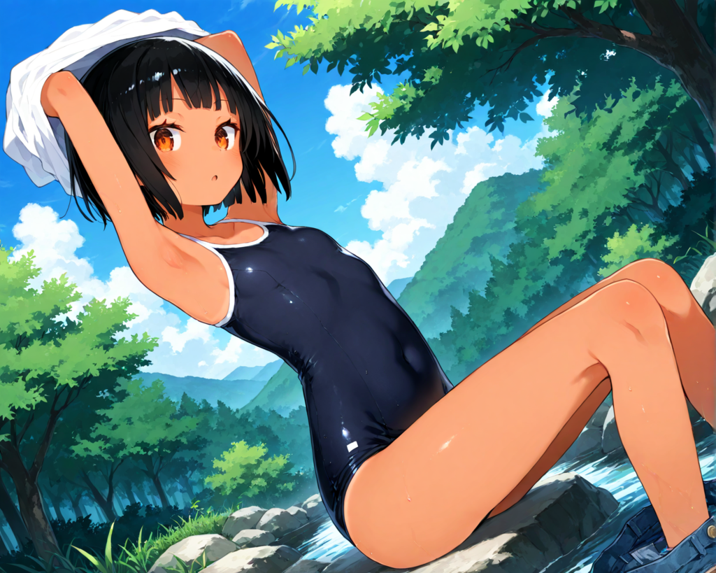 ぷす子ちゃん -Flat chest club in Summer-