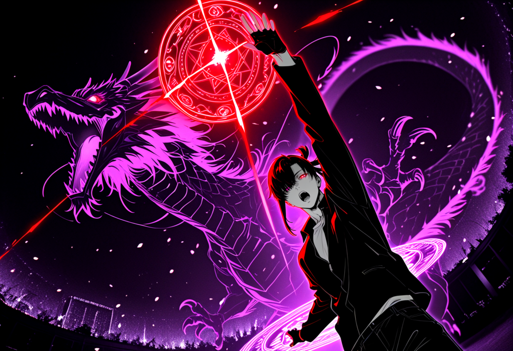 絶望の深淵に揺蕩う冥王の玉鉾　現世の導を照らすは赤誠の涓滴