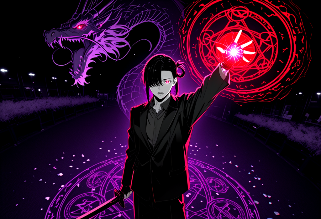 絶望の深淵に揺蕩う冥王の玉鉾　現世の導を照らすは赤誠の涓滴