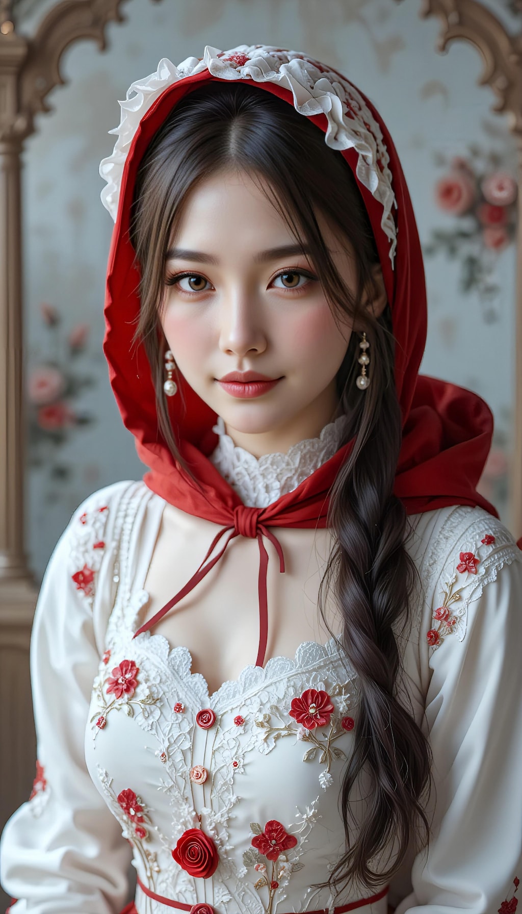 赤いフードの君