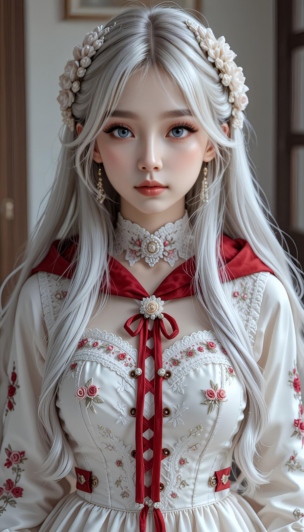 赤いフードの君