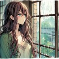 外は雨 2枚目
