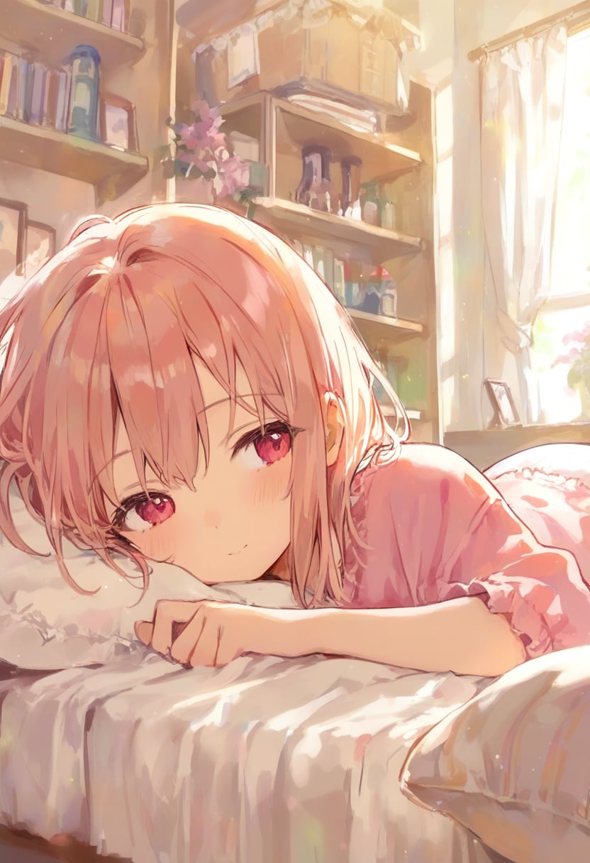 少女の部屋(水彩タッチ)(56) | の人気AIイラスト・グラビア