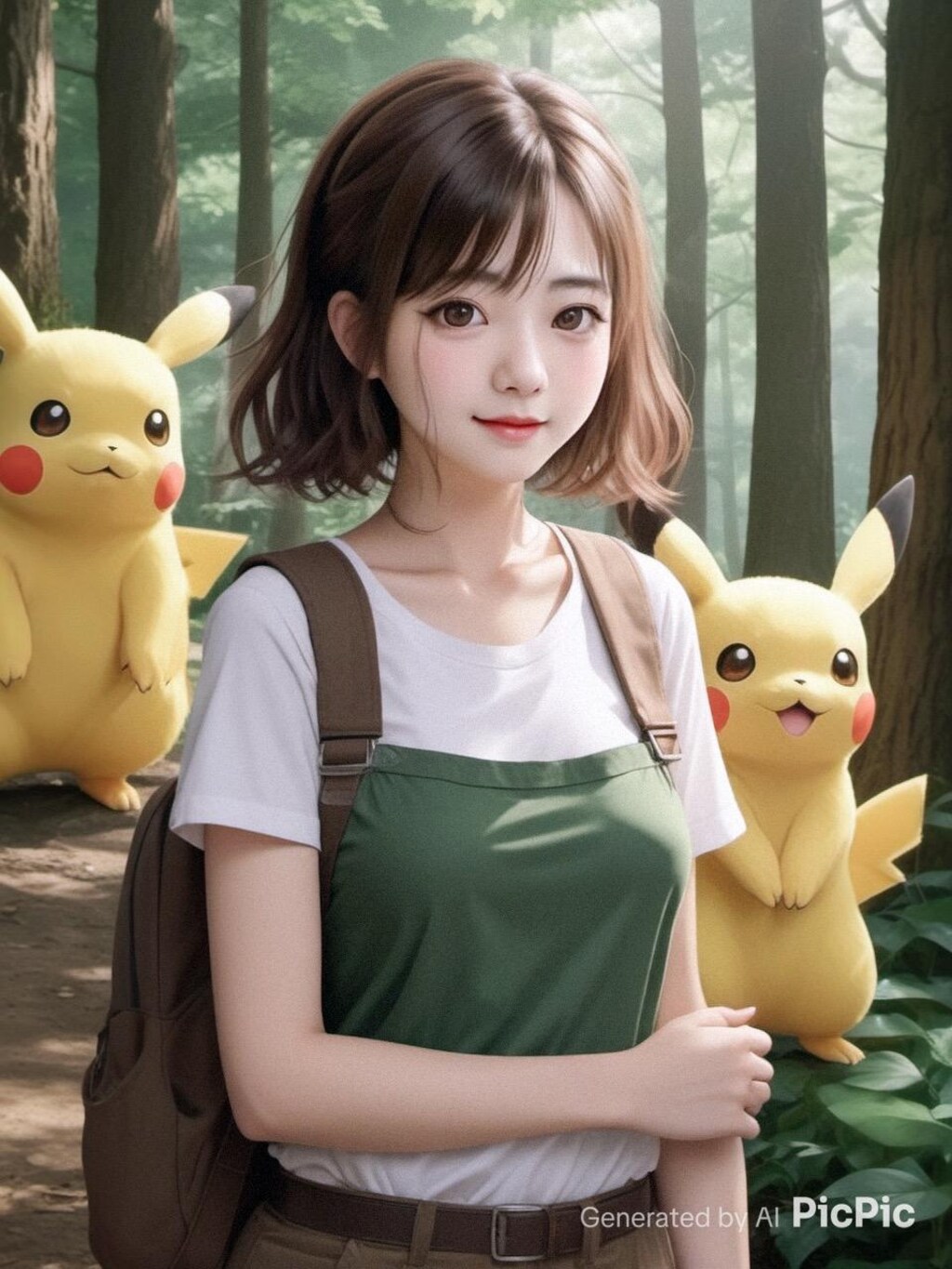 野生のピカチュウに懐かれた☺️