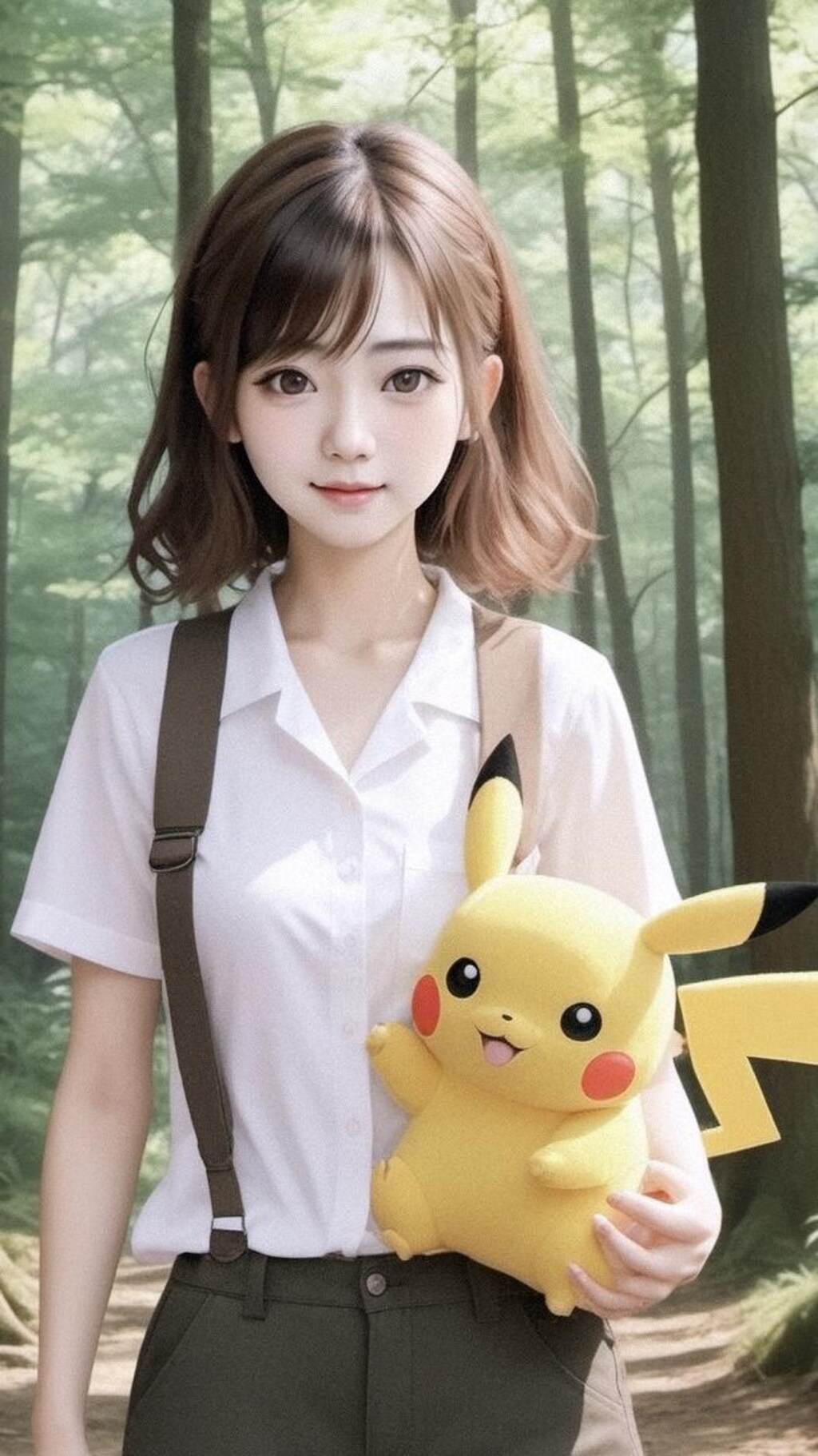 野生のピカチュウに懐かれた☺️