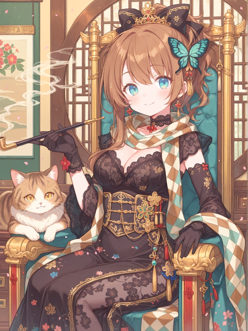 高貴な和ゴシックお嬢様