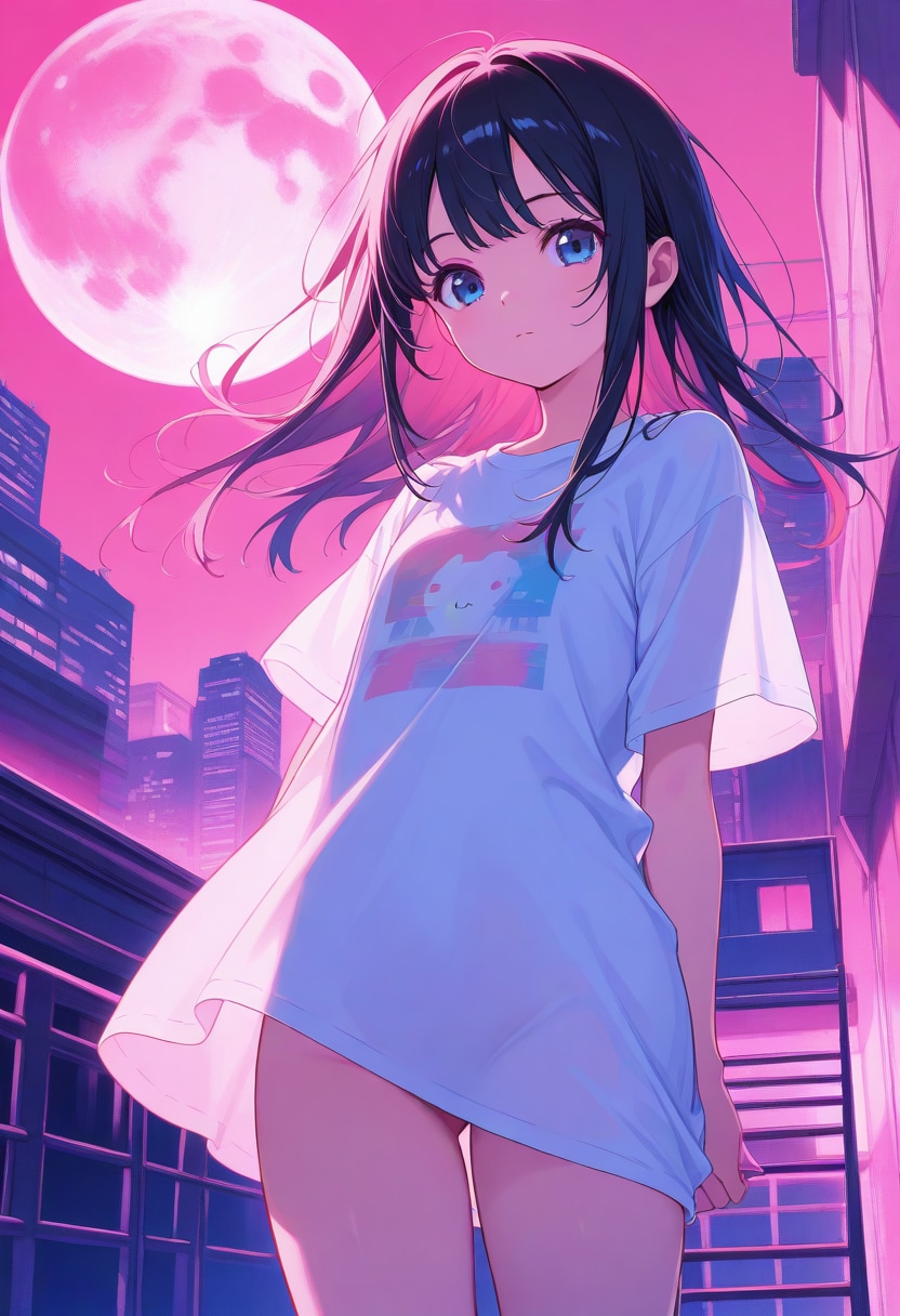月と少女(4)
