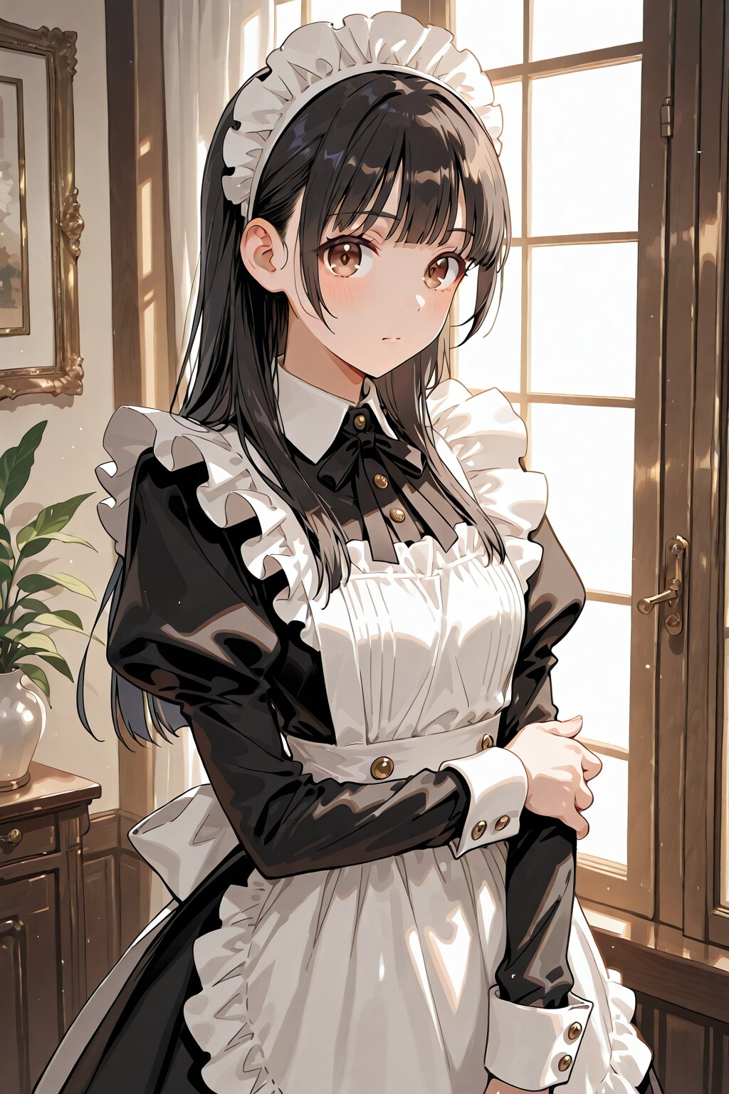 メイドさくらちゃん | の人気AIイラスト・グラビア