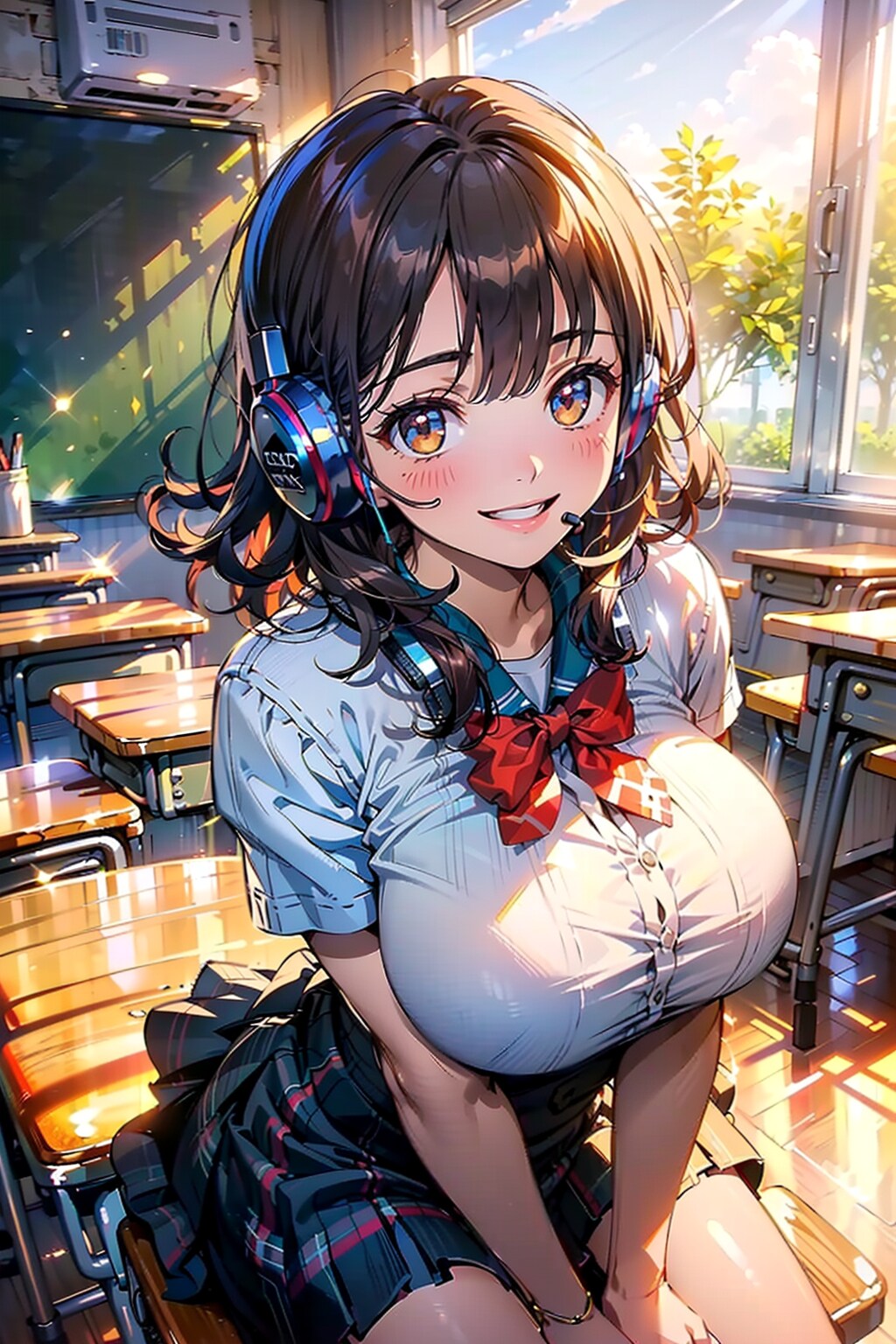 一緒に好きな曲を聴こうよ | の人気AIイラスト・グラビア