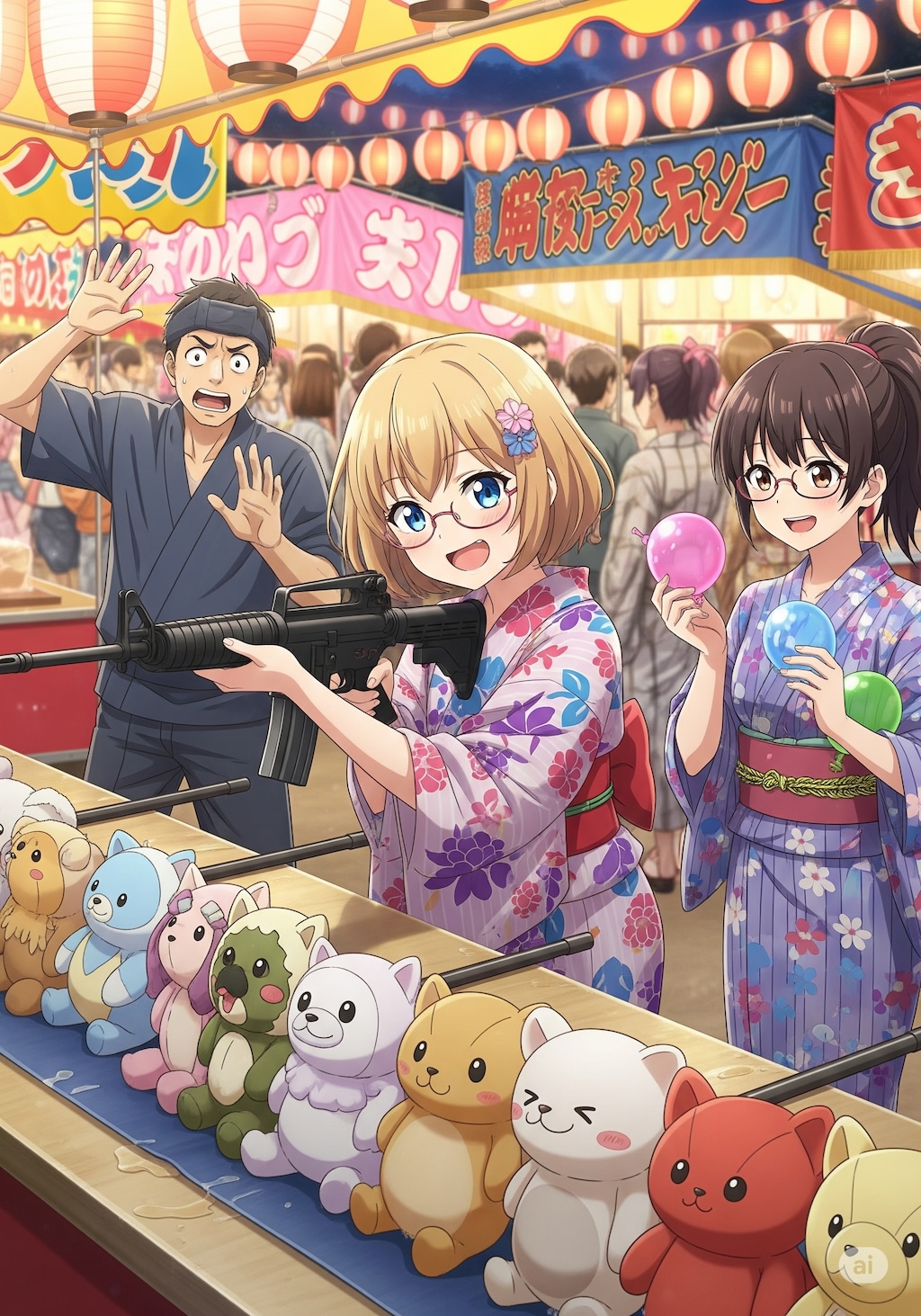 射的と聞いてノリノリのおかっぱさん