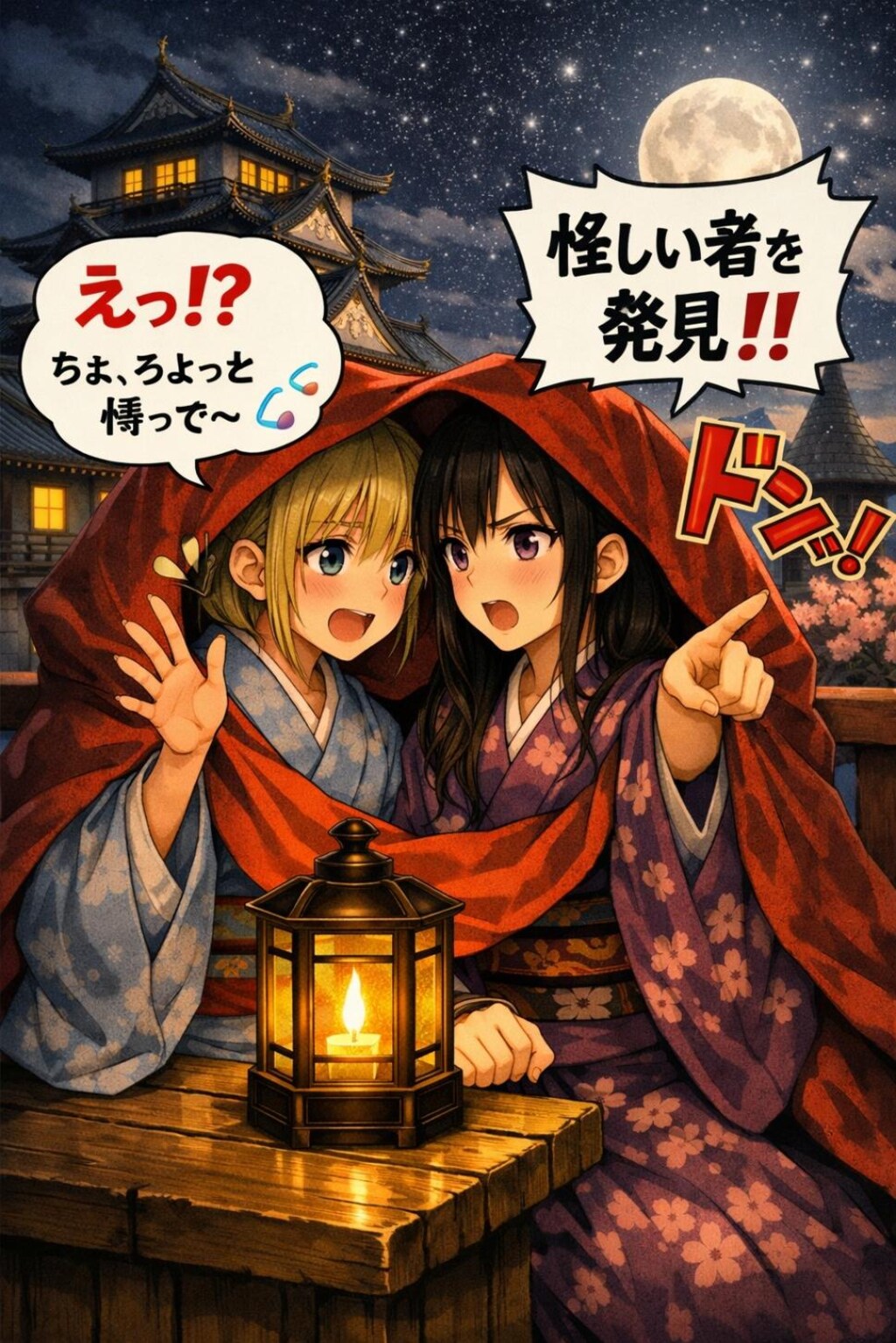 城塔の夜警（城の日　01）