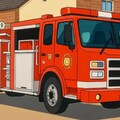 消防車 3枚目