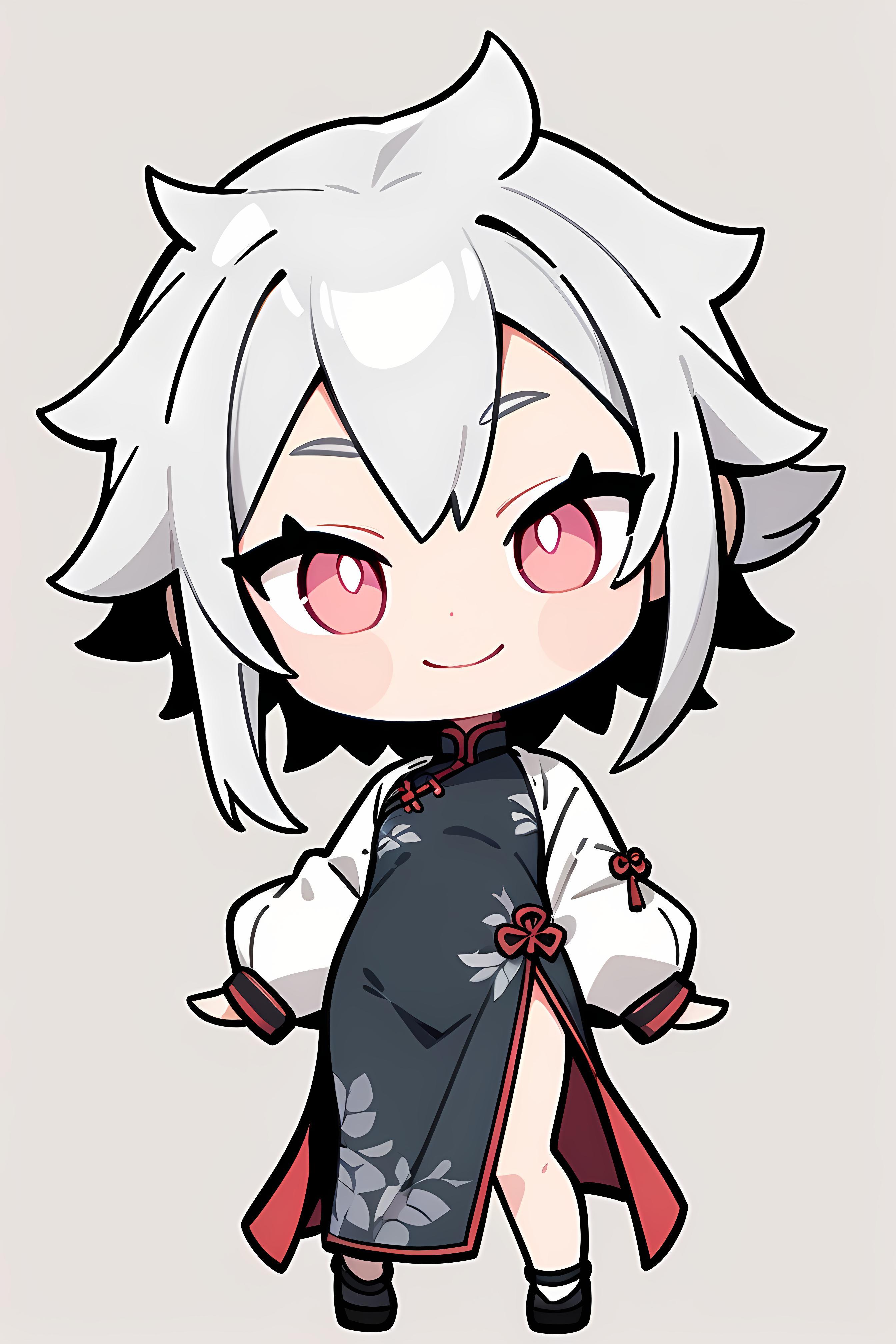 灰髪ちゃん