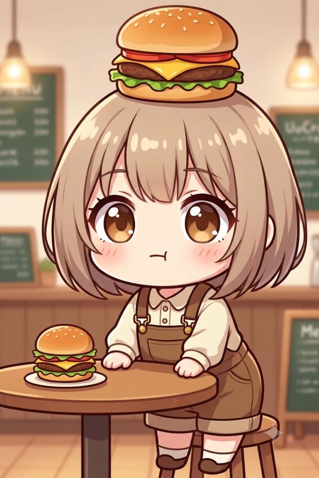 Gemini版えらいこっちゃバーガーガール🍔