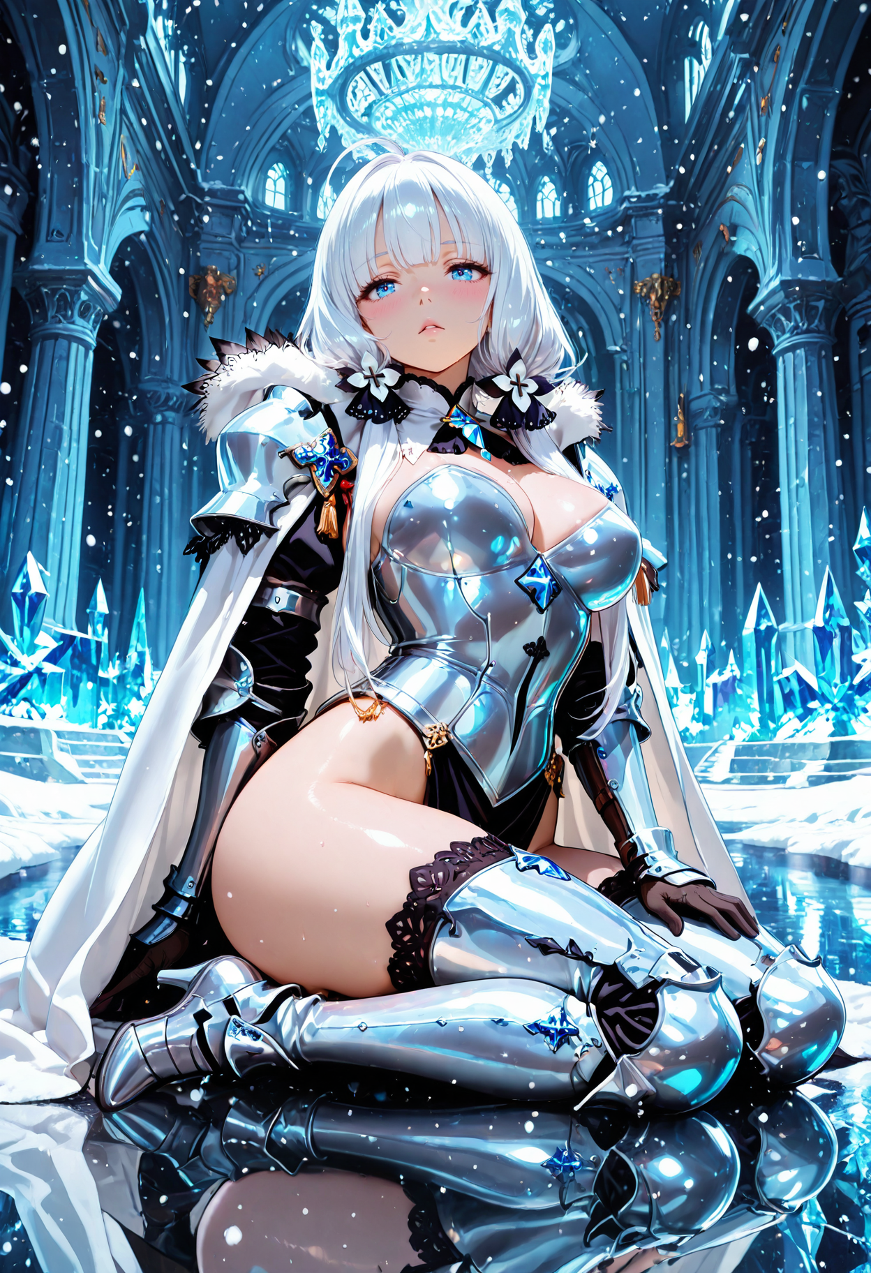 氷雪王国の白銀姫騎士
