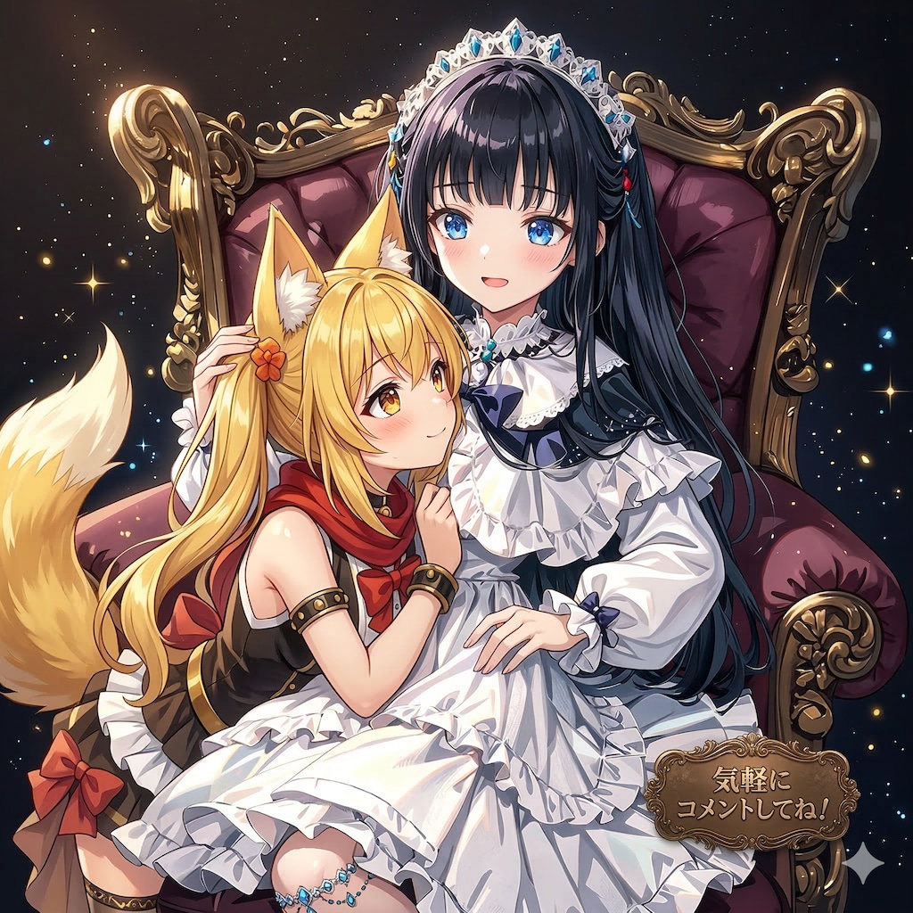 dorahapperさんの純白姫さまに懐く