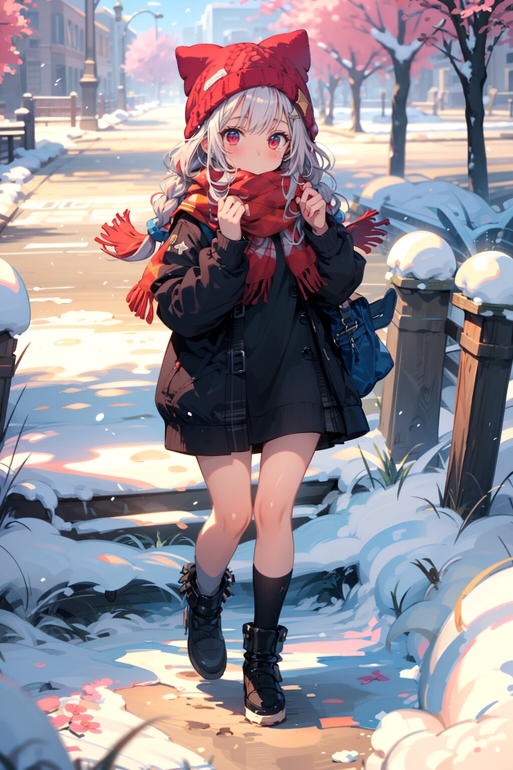 猫耳ニット帽ちゃん2