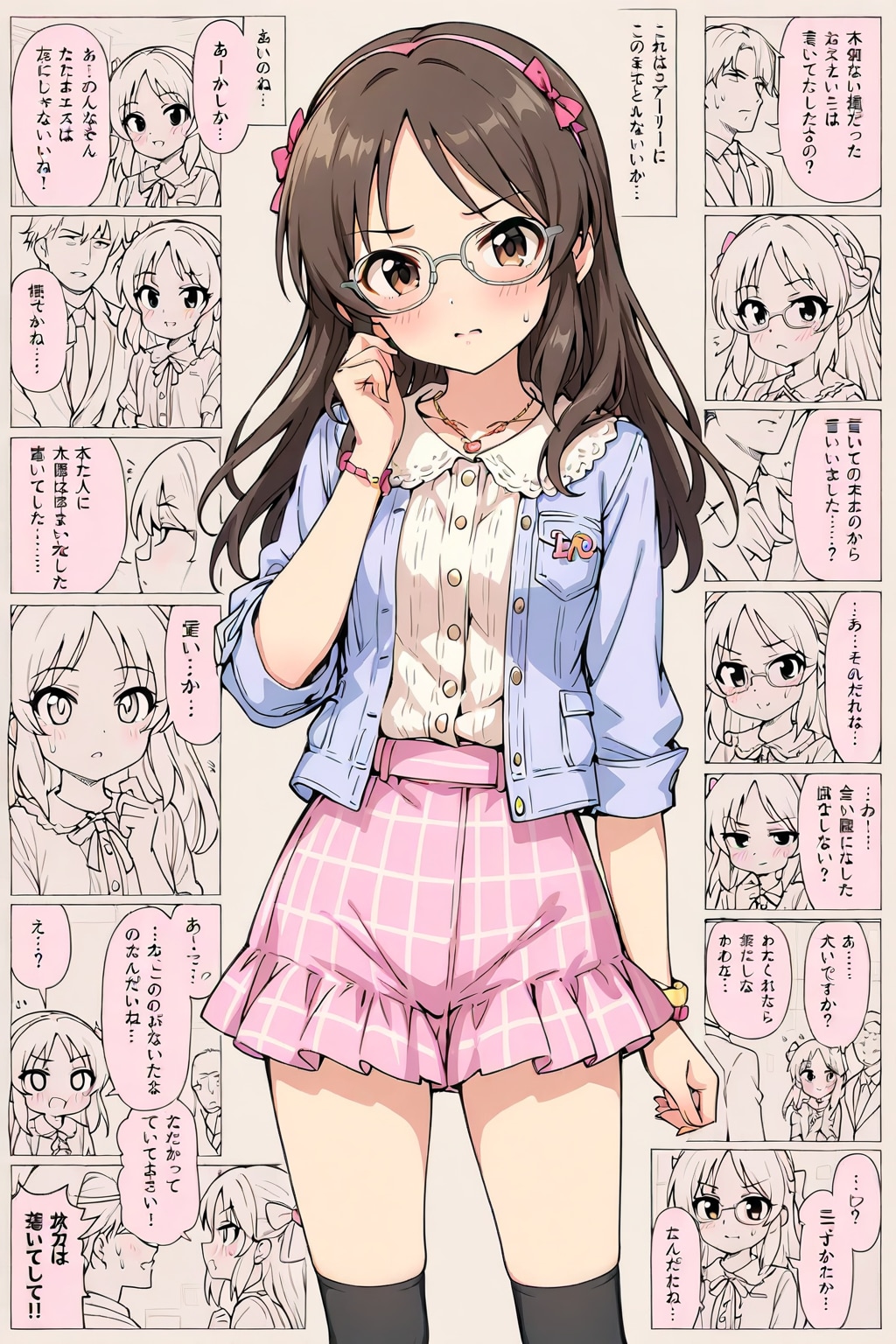 眼鏡ありすちゃん | の人気AIイラスト・グラビア