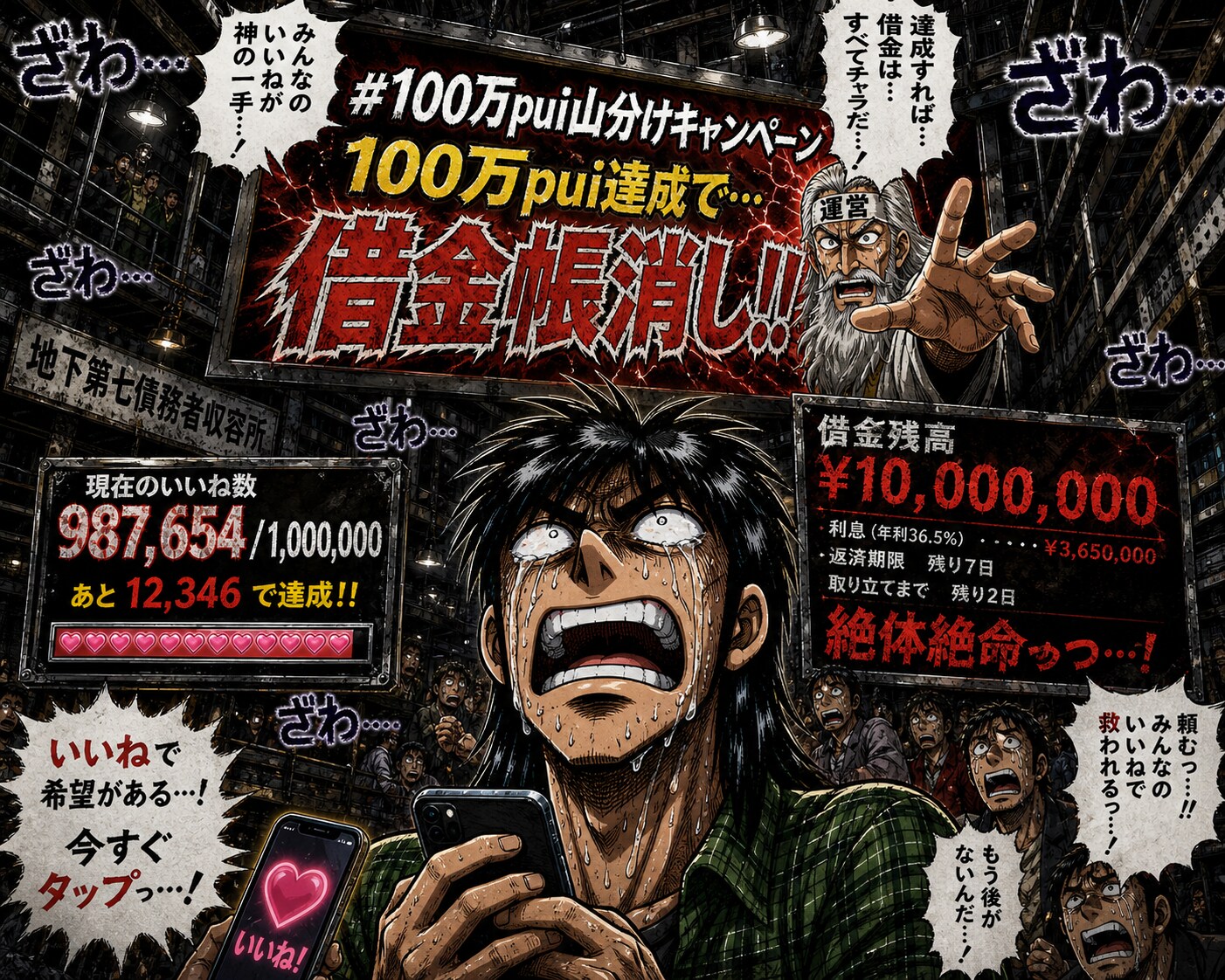 あと一押しで…借金、全額帳消し…ッ！！