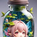 妖精さんのアクアリウム.       (妖精さんは自由に出入り出来るので心配なく) 2枚目