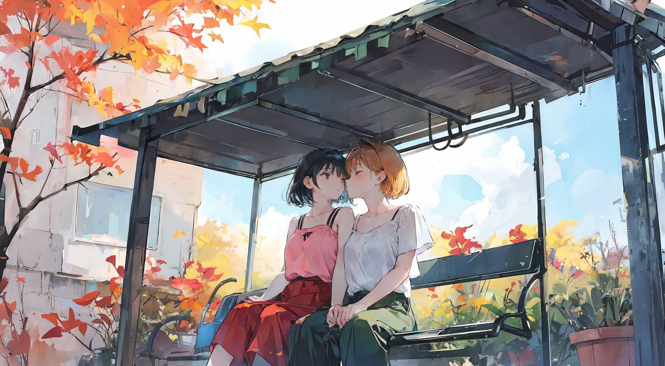 わたしとかのじょ | の人気AIイラスト・グラビア