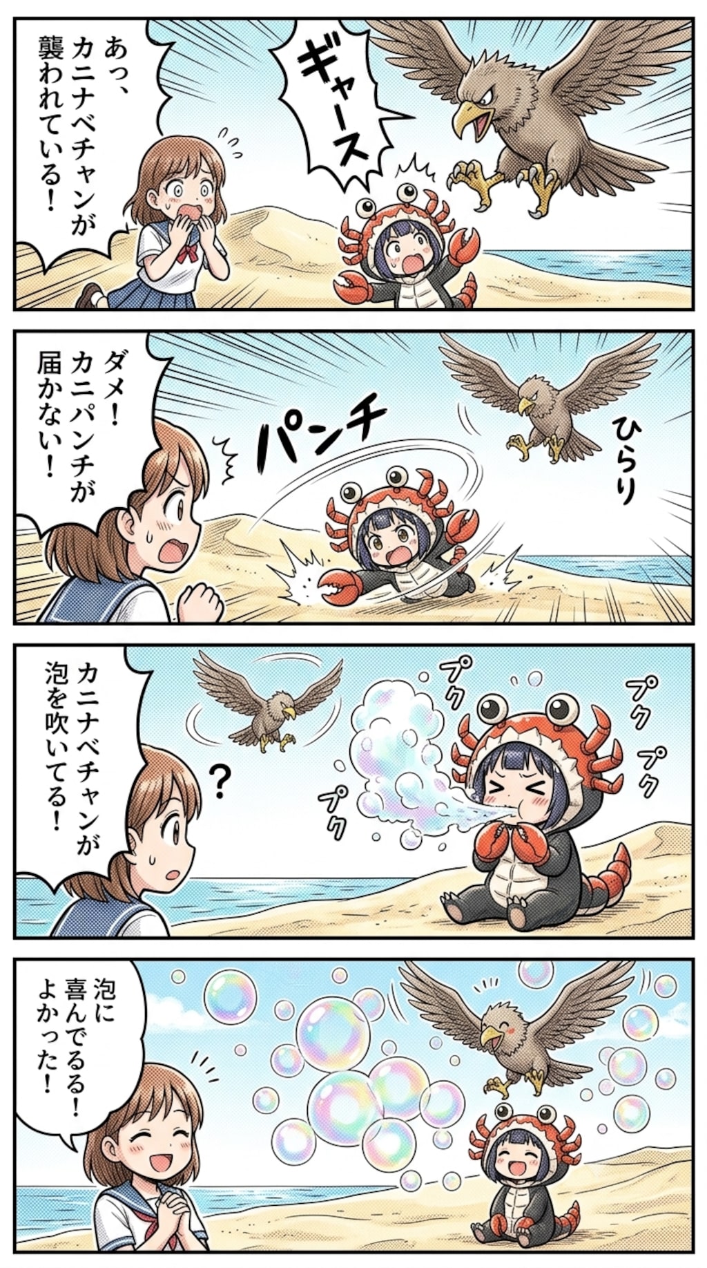 【09】鳥の怪獣襲来！カニナベチャン