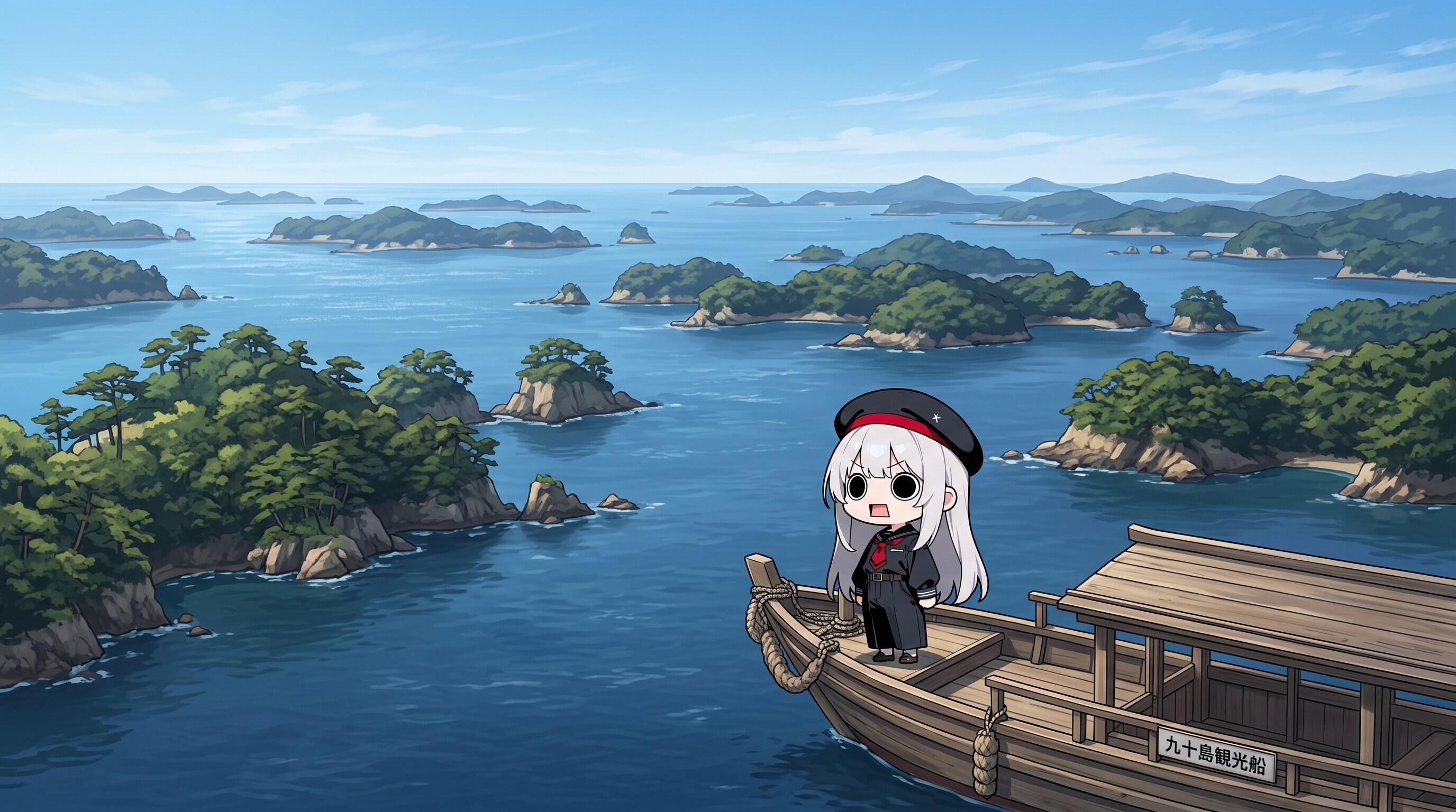 九十九島を観光中えらいこっちゃ嬢 | の人気AIイラスト・グラビア