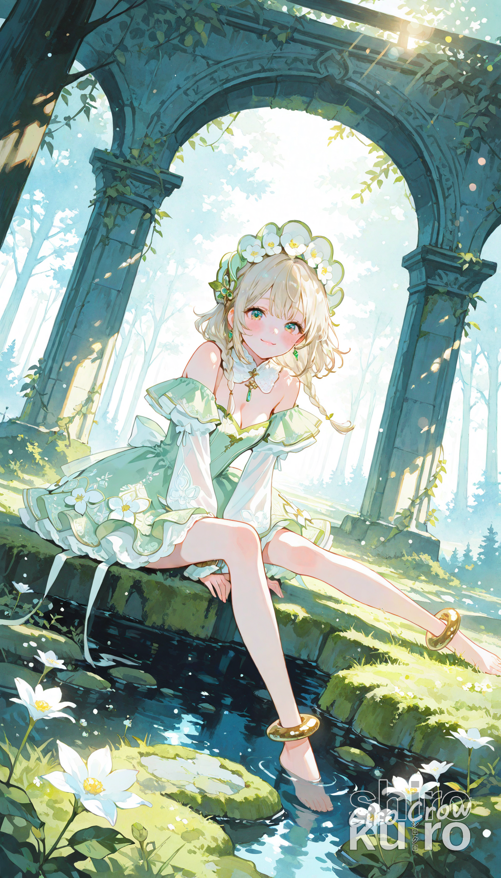 風と踊る葉の精