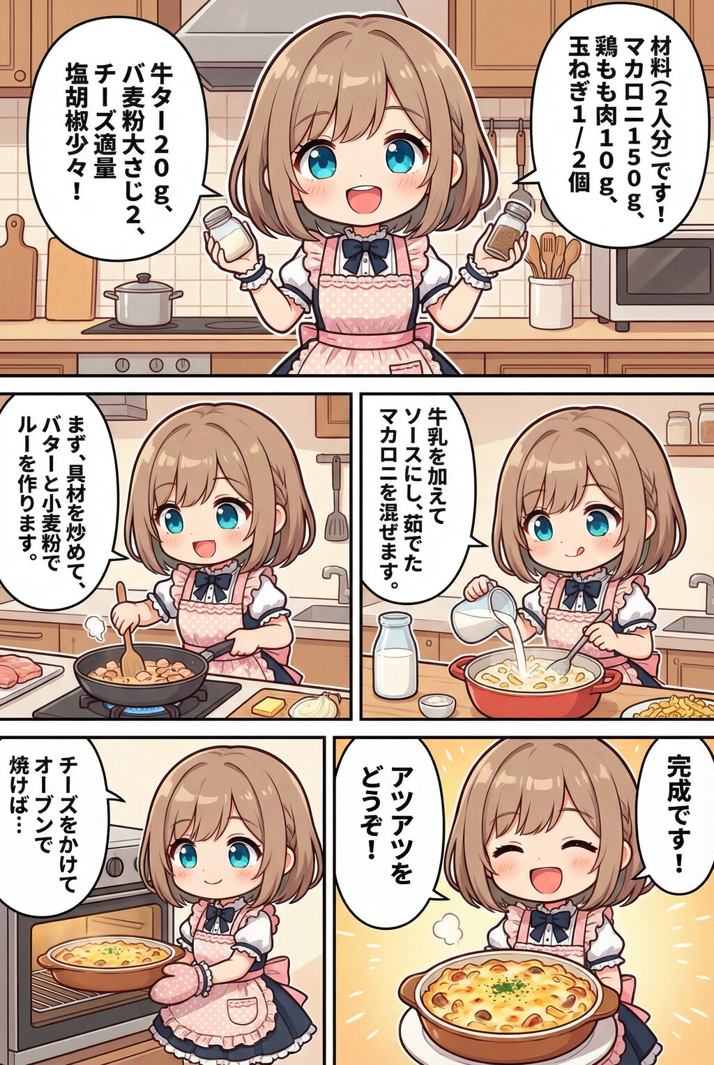 マカロニグラタン