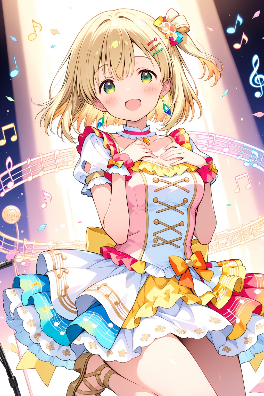 withミュージックドレスの千鶴ちゃん