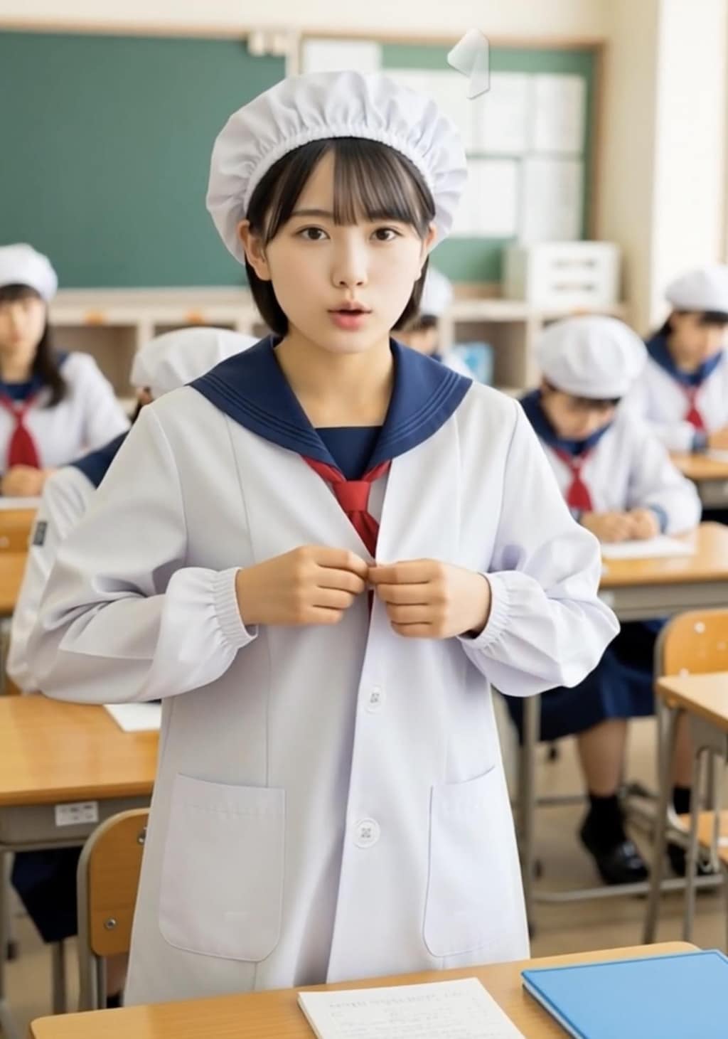 給食当番（養殖3）