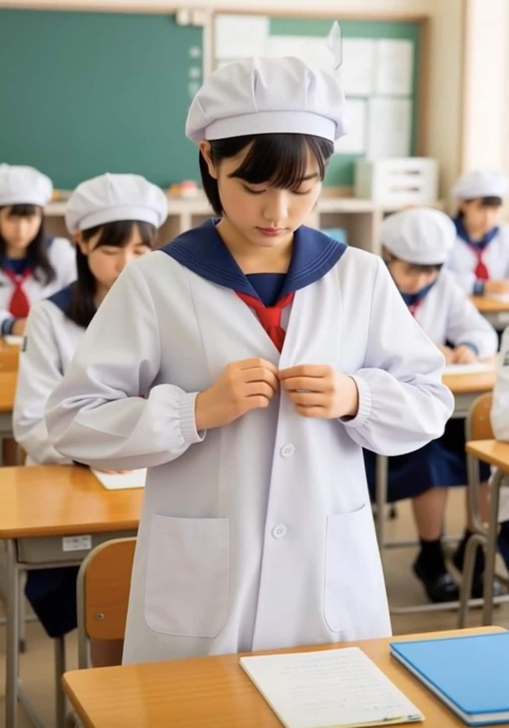 給食当番（養殖3）