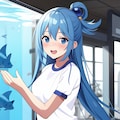 アクアちゃんにいろいろ着せてみた / Aqua in various outfits 3枚目